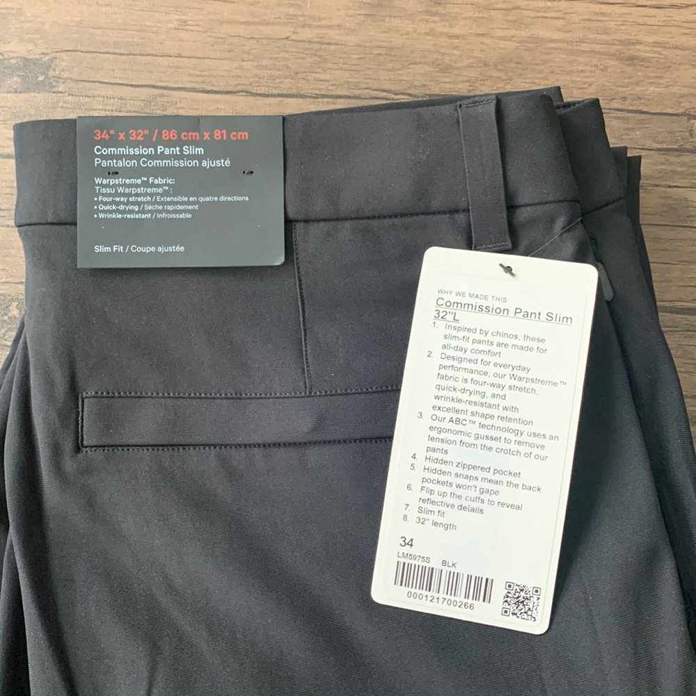Lululemon Commission Pant Slim